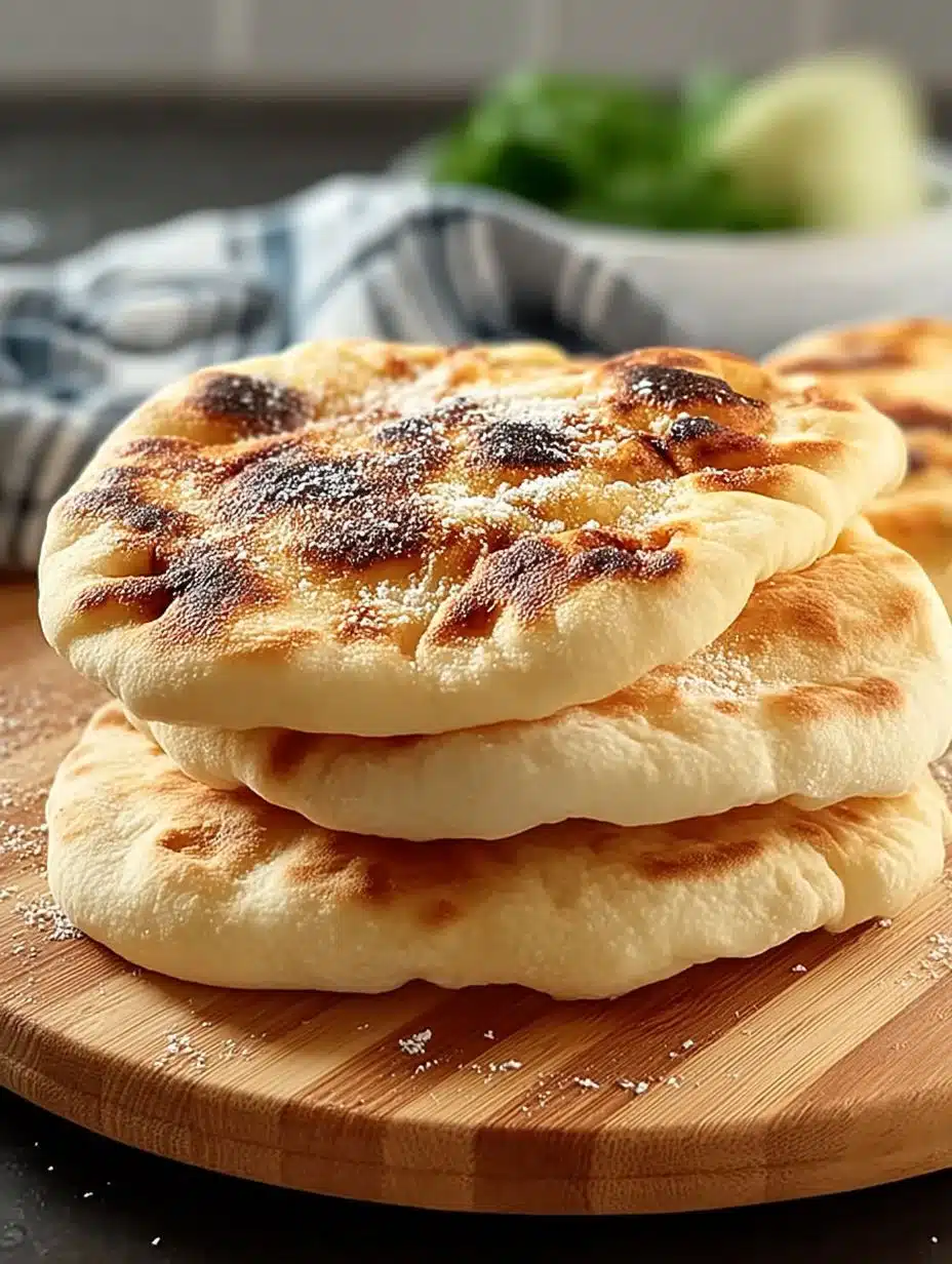 Pita-Brot selbermachen: Einfaches Rezept für fluffiges, selbstgebackenes Pita 4 Frisch gebackenes und fluffiges Pita-Brot