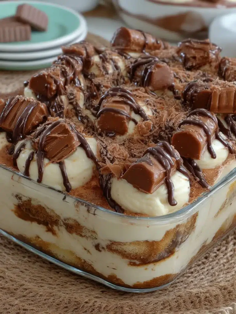 Kinder Bueno Tiramisu mit Frischkäse: Cremiges & einfaches Rezept