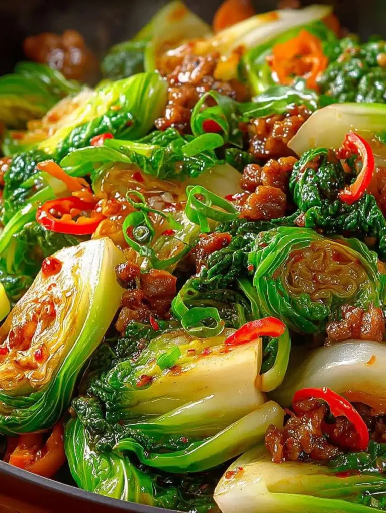 Würzige Chinakohl-Pfanne mit Hähnchen & Paprika: Dein schnelles, gesundes Feierabend-Rezept