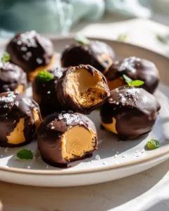 High Protein Erdnussbutter Joghurt Bites