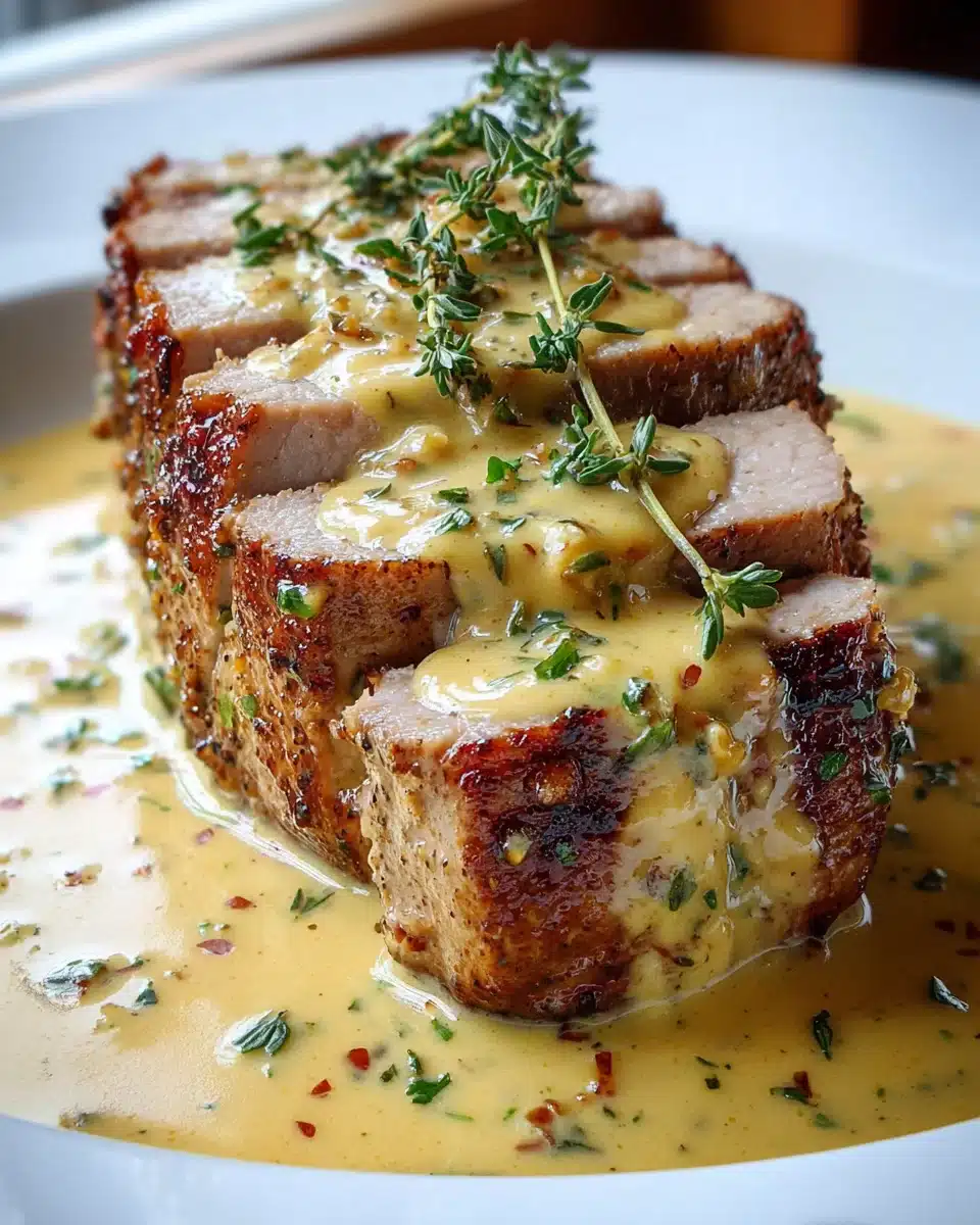 Zartes Rinderfilet mit Cremiger Dijon-Senf-Sauce 4 Zartes Rinderfilet mit Cremiger Dijon-Senf-Sauce