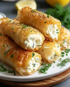 Oven Fried Feta Rolls Knusprig Und Lecker Genießen