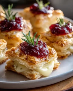Herzhafte Camembert Blätterteig-Häppchen – Einfach und Lecker!