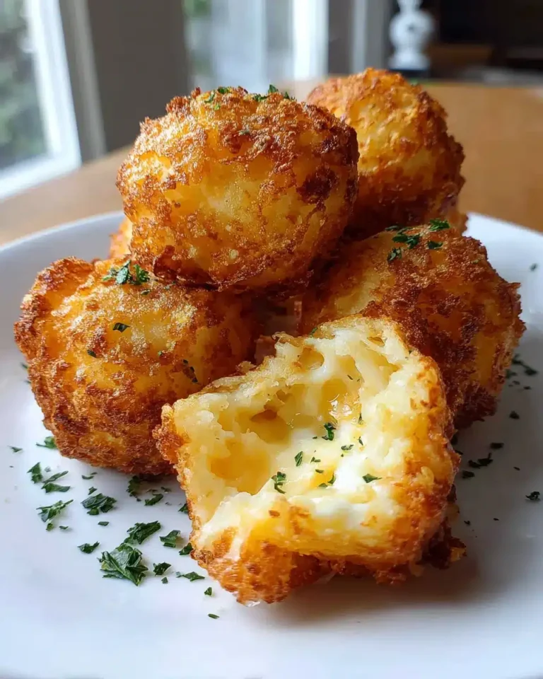 Knusprige Kartoffelpüree-Käse-Puffs – ein köstlicher Snack!