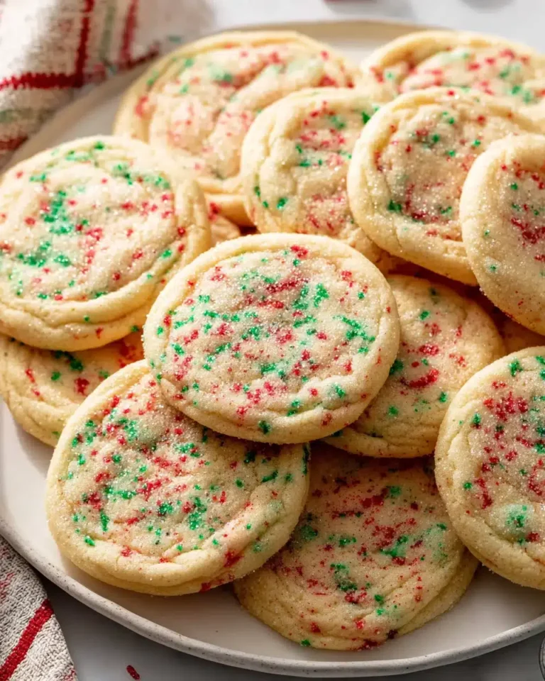 Festliche Weihnachtsplätzchen mit Streuseln, die Sie lieben werden