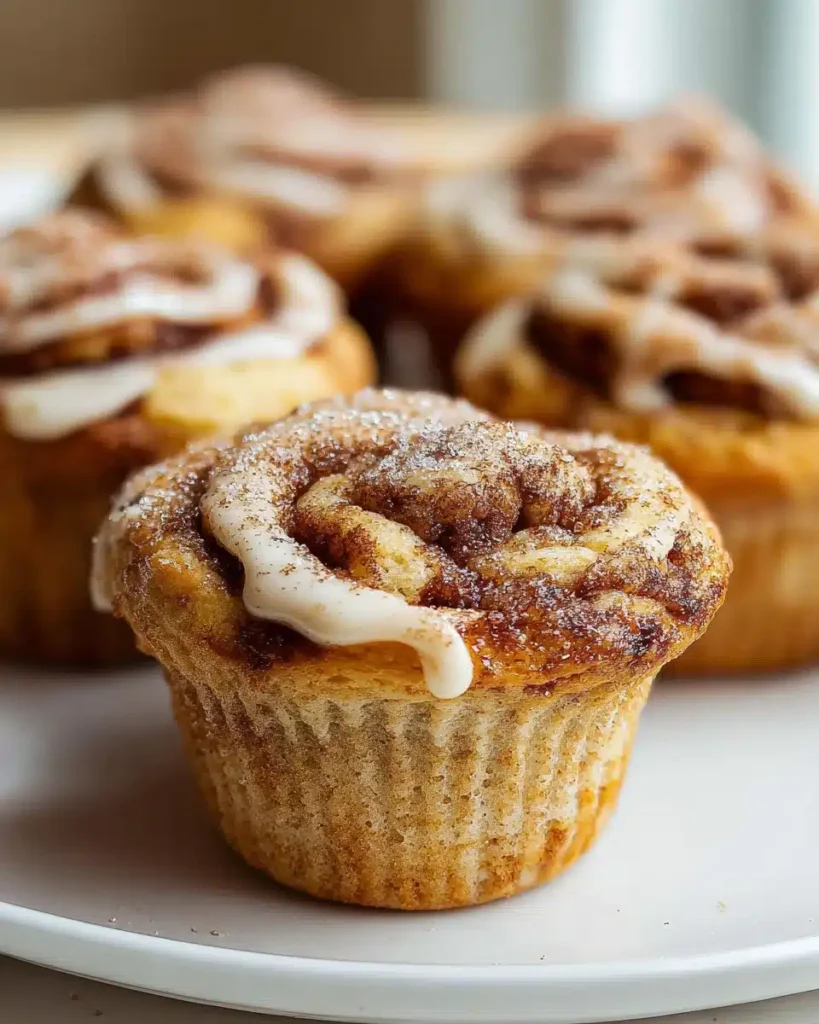 Köstliche Zimtschnecken-Protein-Muffins für einen gesunden Snack