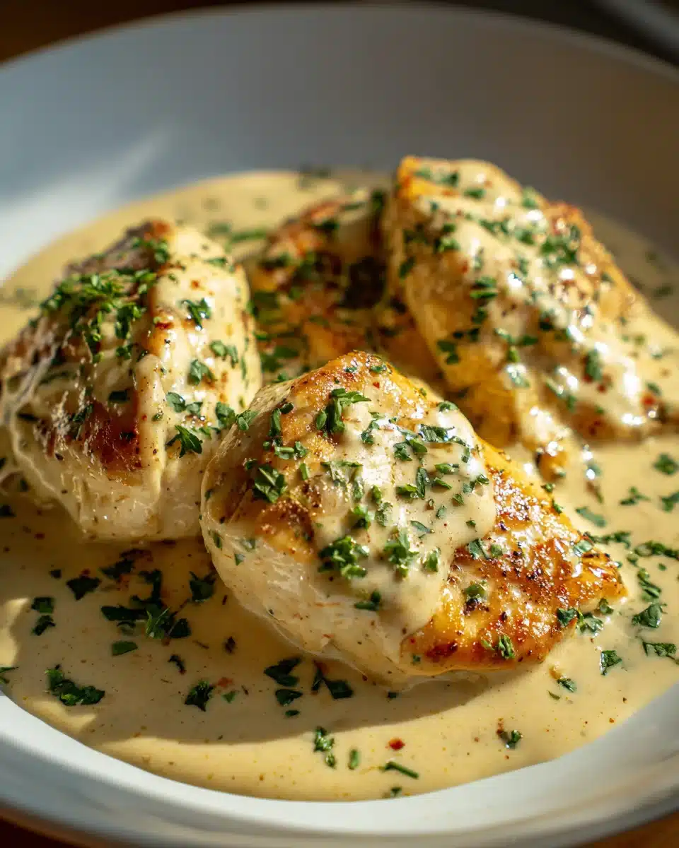 Hähnchenfilet in Frischkäse-Parmesan-Soße – Ein cremiger Traum! 4 Hähnchenfilet in Frischkäse-Parmesan-Soße – Ein cremiger Traum!