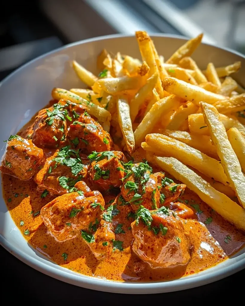 Butter Chicken Knoblauchsauce Pommes: Ein unwiderstehliches Rezept