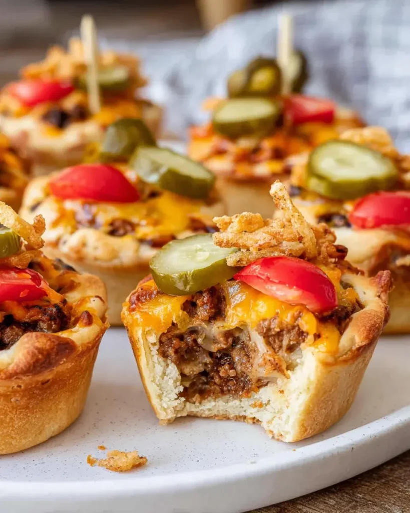 Cheeseburger Muffins: Herzhaft, saftig & schnell gemacht!