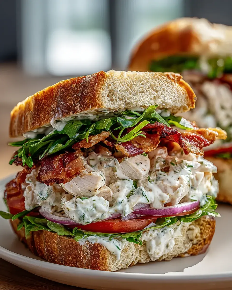 Chopped Chicken Beef Bacon Ranch Sandwich Minute Flavor Bomb
