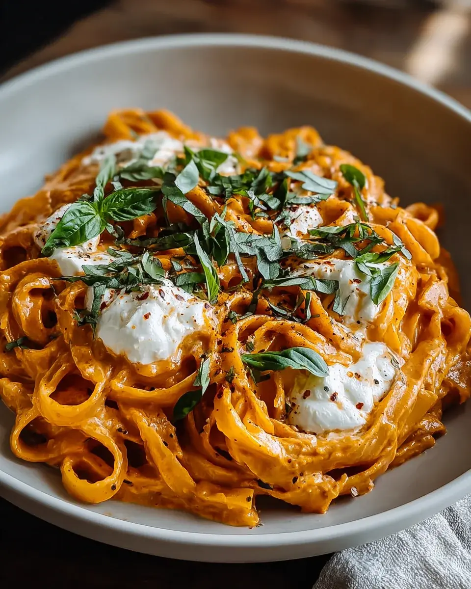 Creamy Red Pepper Pasta