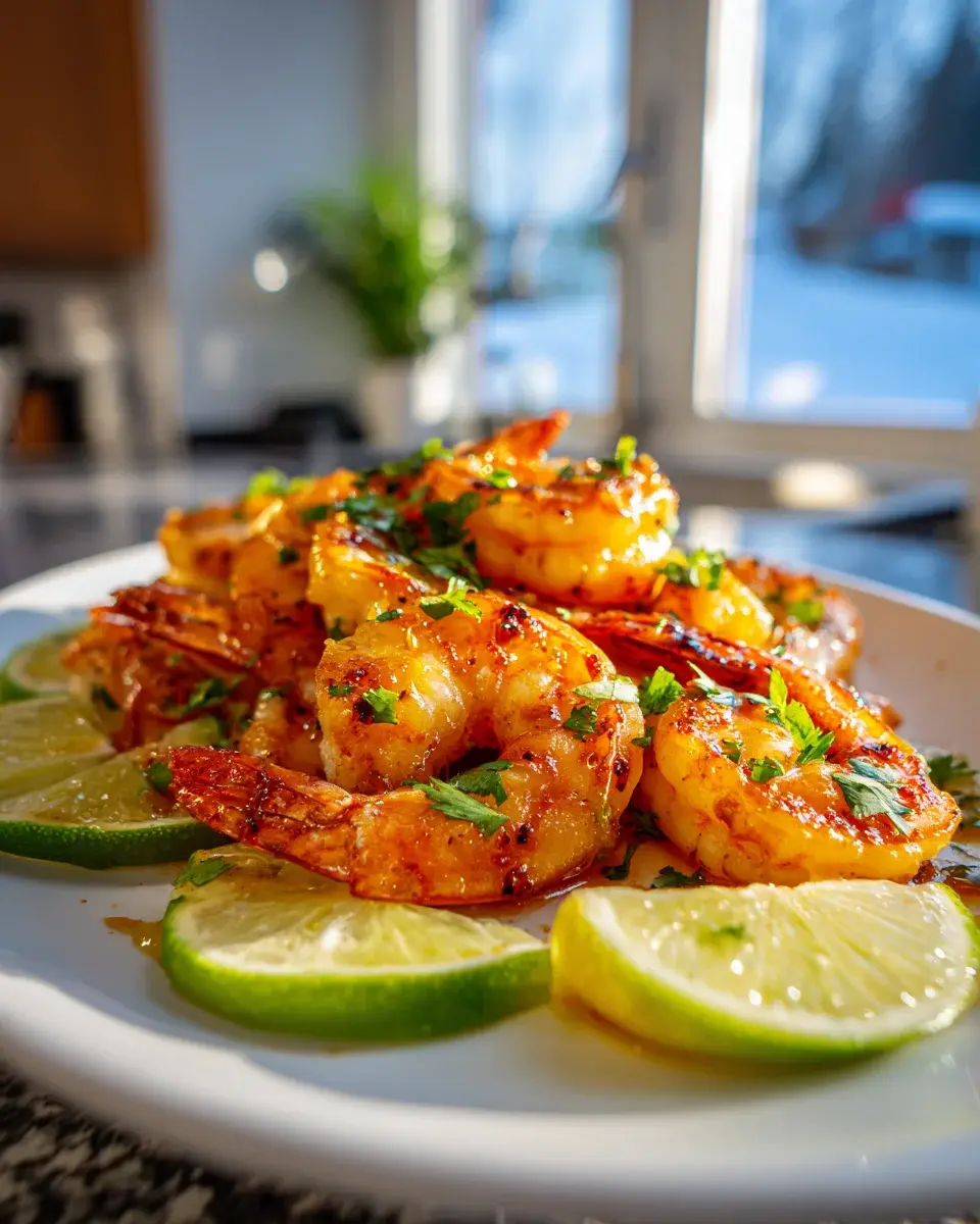 Saftige Gegrillte Garnelen mit Chili Limetten Marinade 4 Gegrillte Garnelen mit Chili Limetten Marinade