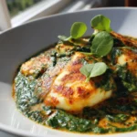 Halloumi Makhani mit Spinat
