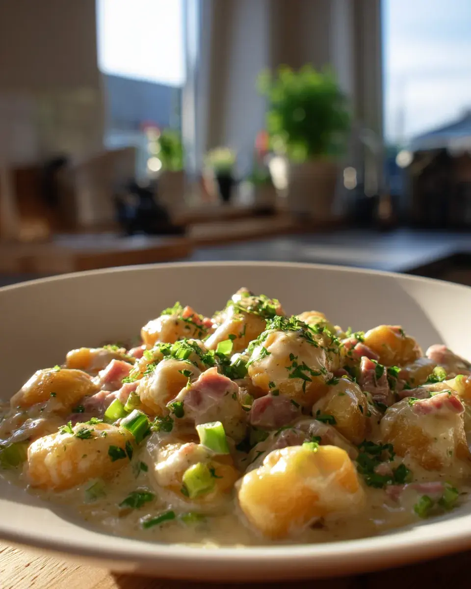 Käse Lauch Gnocchi: Cremig, köstlich, einfach gemacht! 4 Käse Lauch Gnocchi