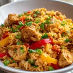 Paprika Reis Pfanne
