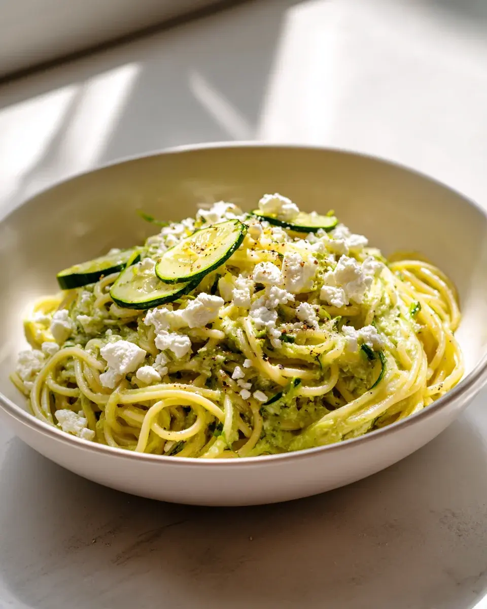 Pasta in Zucchinisoye