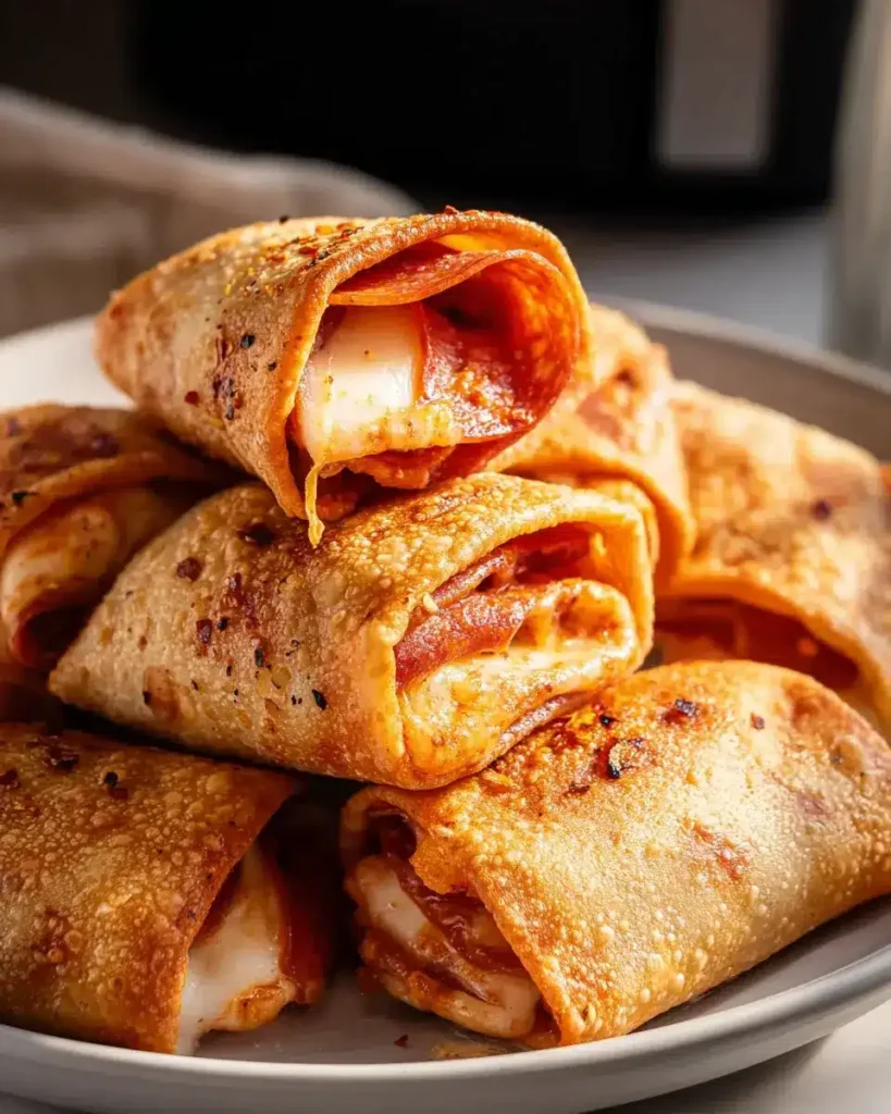 Knusprige Pizza Rolls aus dem Air Fryer: Schnell & Lecker!