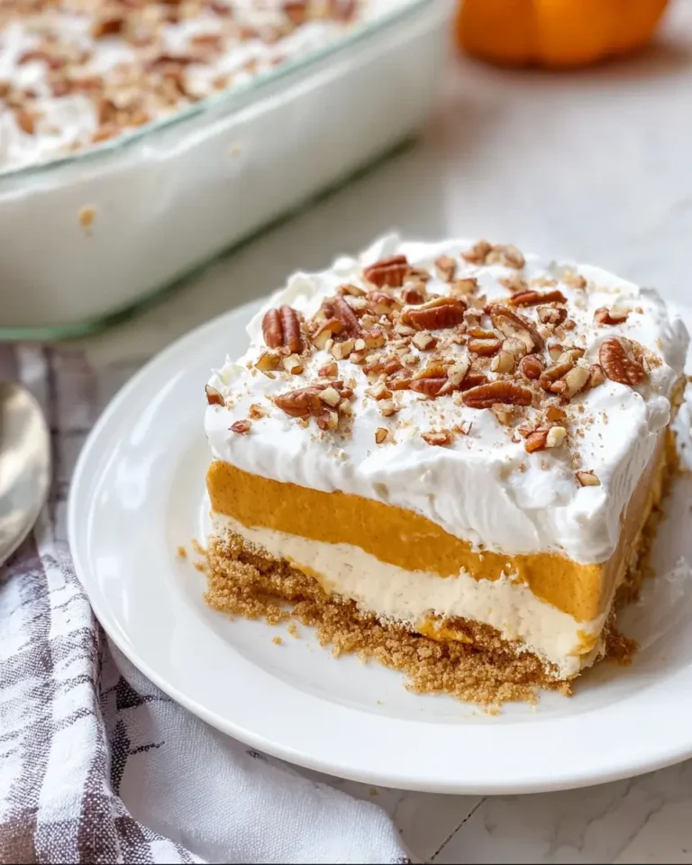 Verführerisches Pumpkin Lush Dessert – Einfaches Rezept zum Nachmachen!