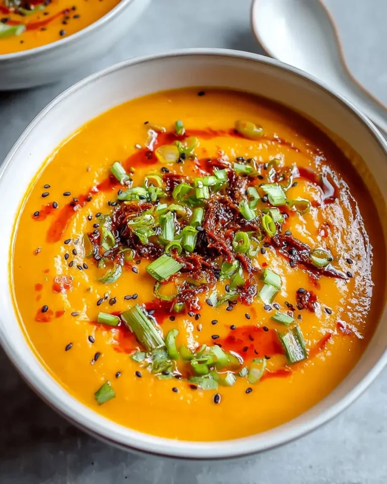 Würzige Miso Karottensuppe – Gesund & Lecker!