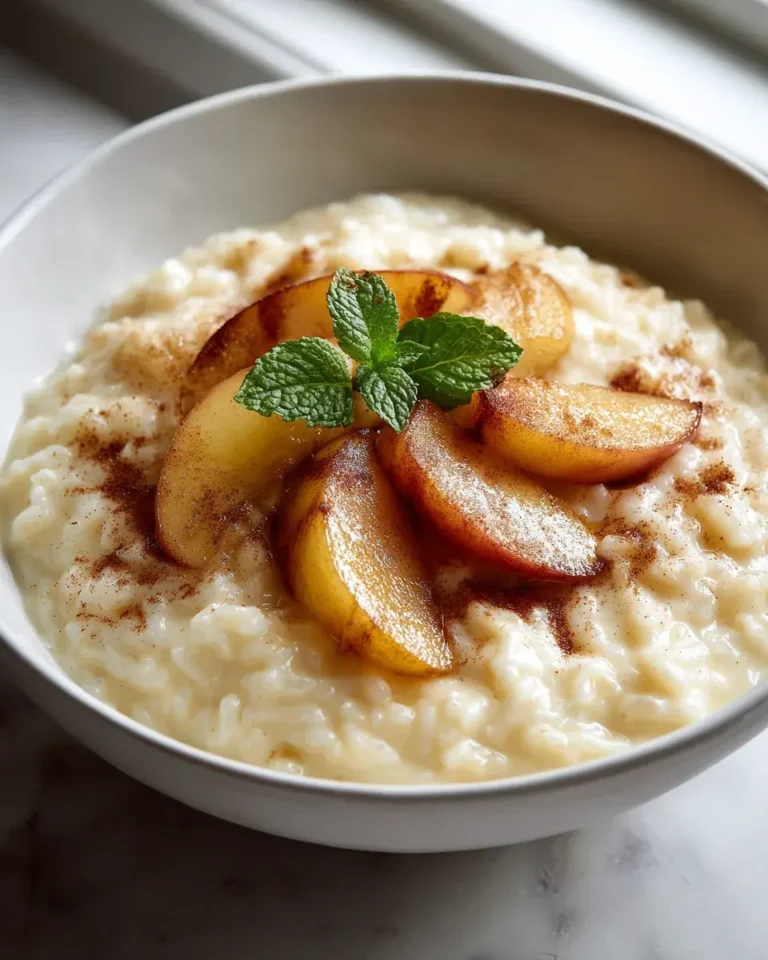 Cremiger warmer Apfel-Milchreis: Dein süßer Genussmoment!