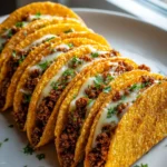 knusprige Hackfleisch Tacos