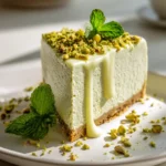 veganer Pistazien Cheesecake