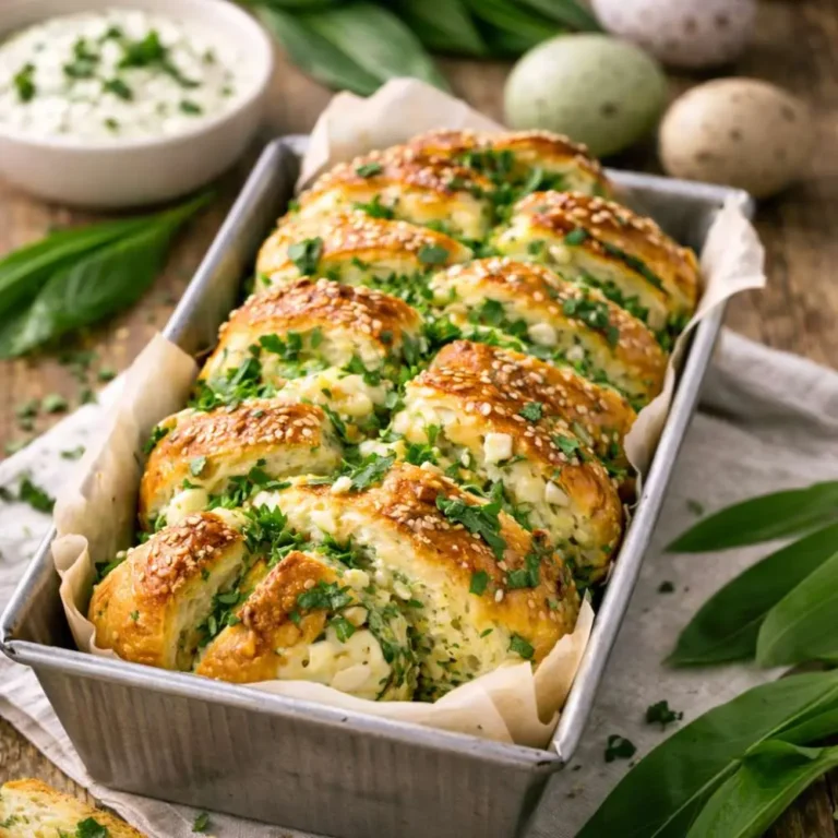 Bärlauch Zupfbrot Osterbrunch