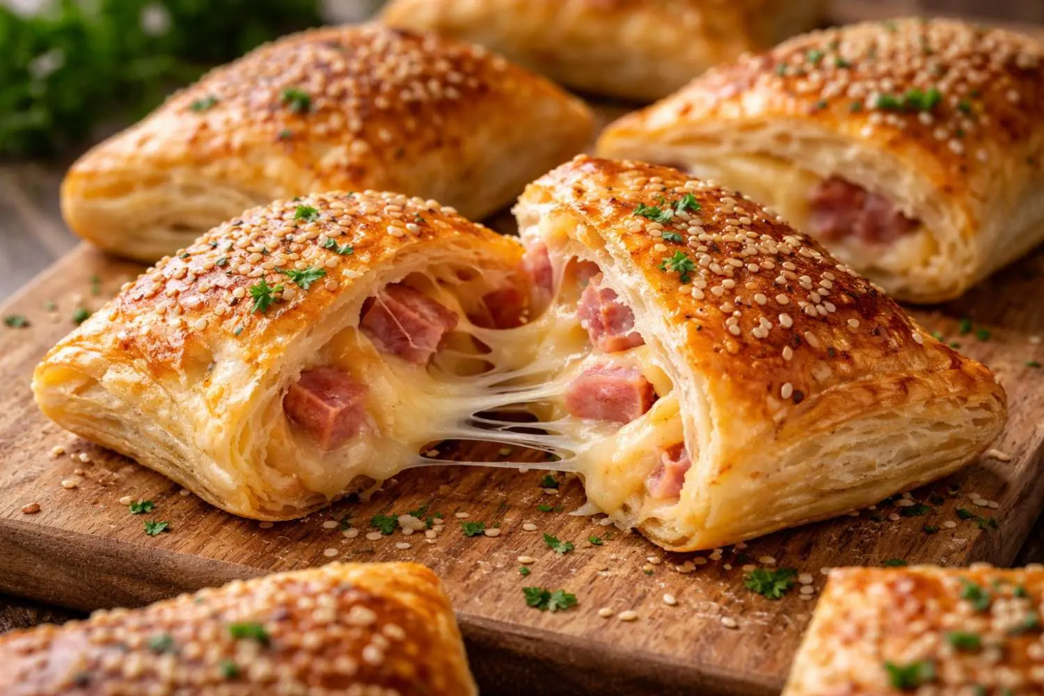Blätterteig Schinken Käse Häppchen 4 Blätterteig Schinken Käse Häppchen