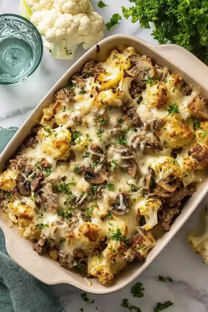 Blumenkohl Hackfleisch Auflauf