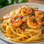 CremigeGarnelenPastaRezept 1