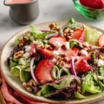 ErdbeersalatmitZiegenkaseundBalsamico