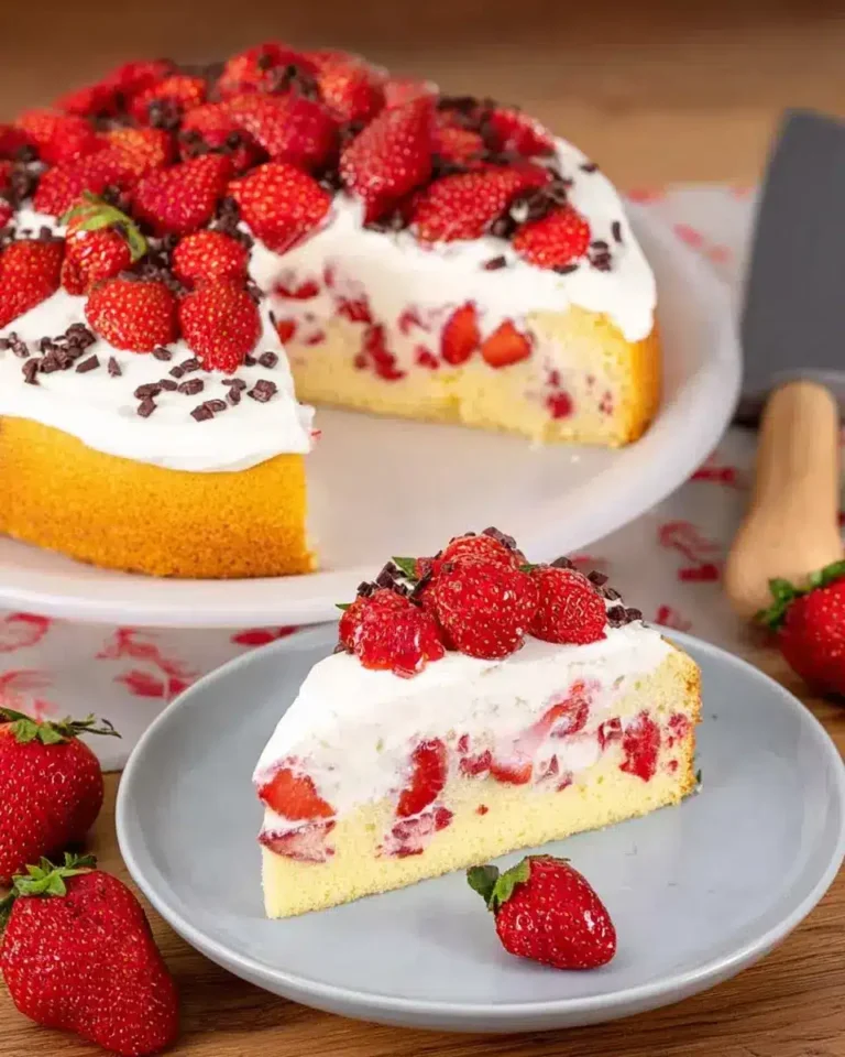 Fantakuchen Erdbeeren Rezept