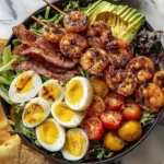 GegrillterCobbSalatmitGarnelen