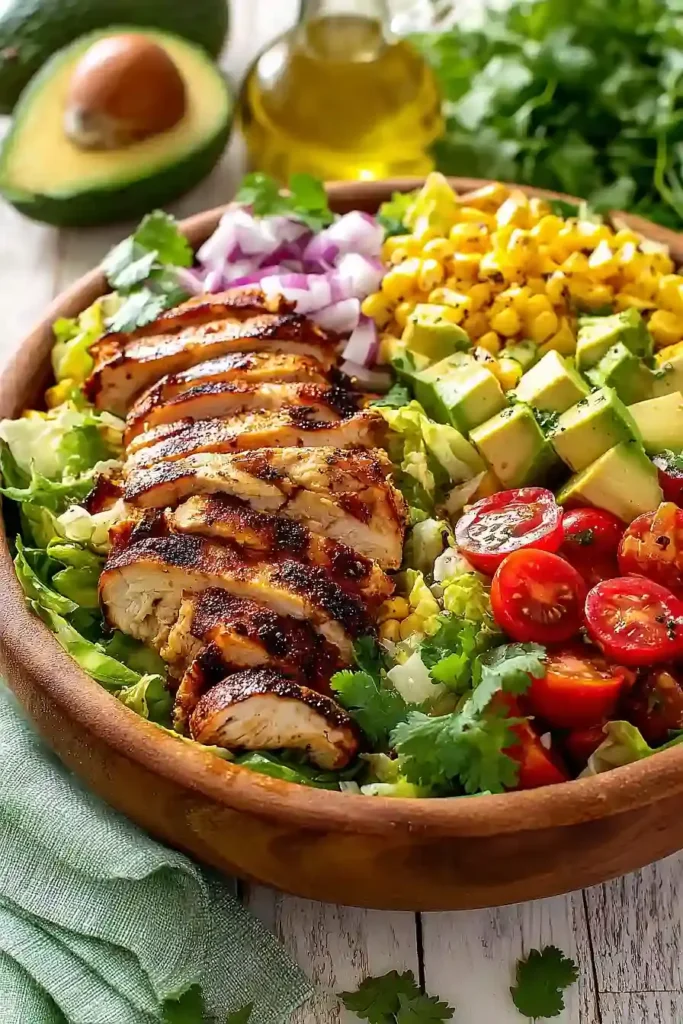 Gegrillter Hähnchensalat Rezept