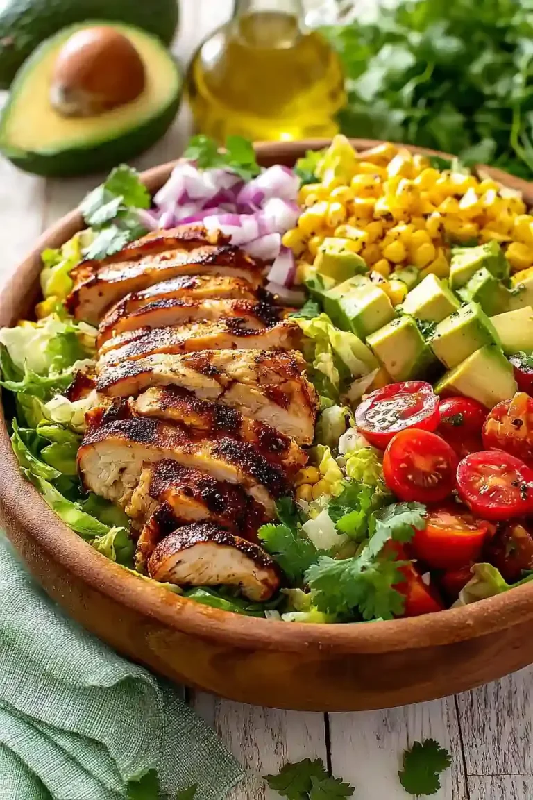 Gegrillter Hähnchensalat Rezept