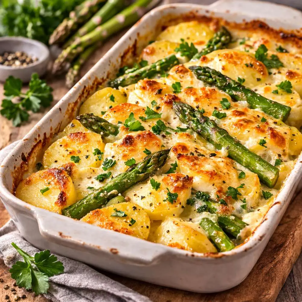 GrunerSpargelKartoffelAuflaufRezept