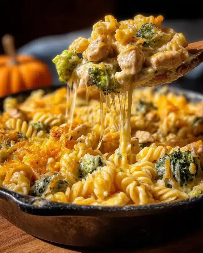 Hähnchen Brokkoli Auflauf mit Fusilli Rezept