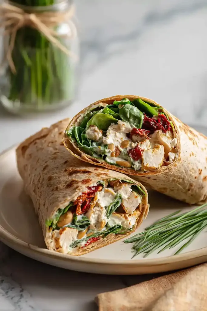 Hähnchen Wrap Rezept meal prep