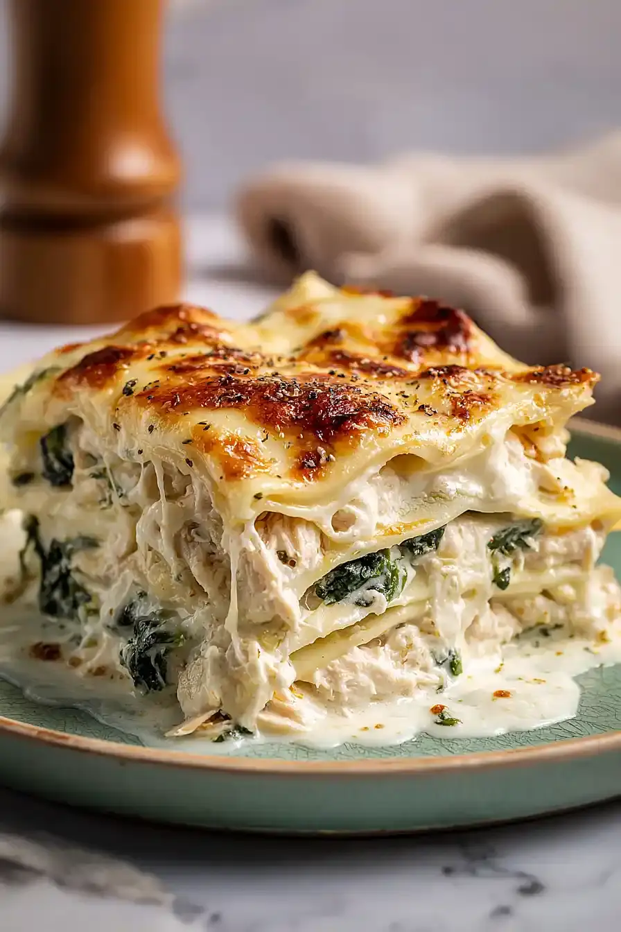 HahnchenlasagnemitSpinatRezept
