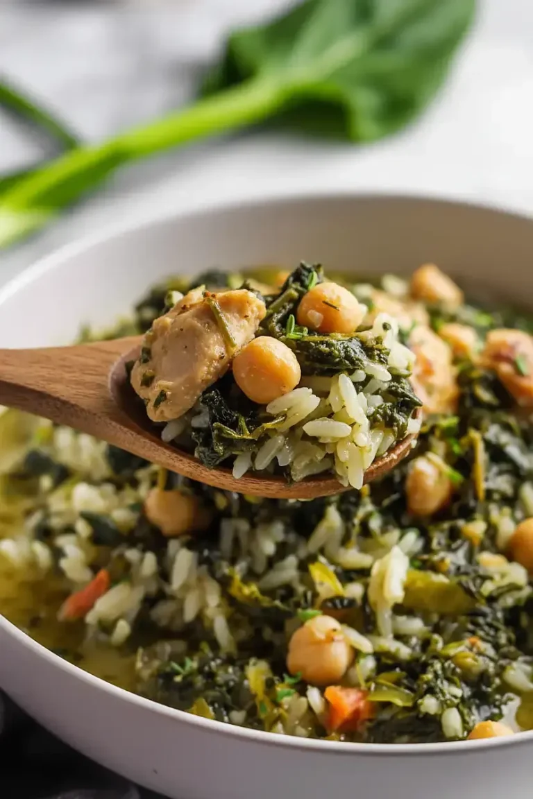 Hähnchen reis spinat rezept