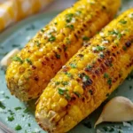 KnoblauchbutterMaiskolbenGrillen
