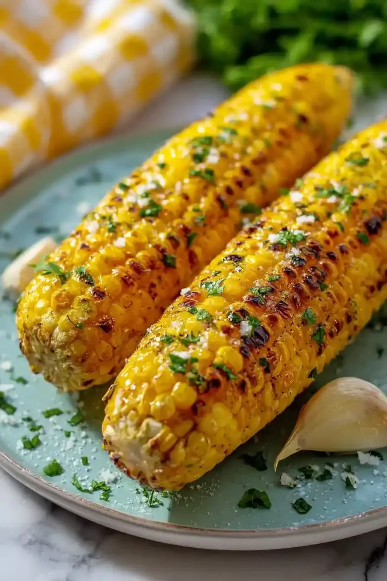 Knoblauchbutter Maiskolben Grillen