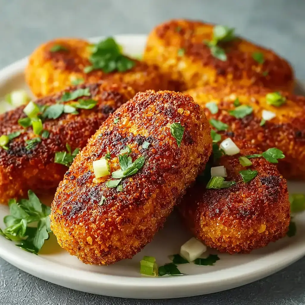 Linsenkroketten Heißluftfritteuse Rezept 4 Linsenkroketten Heißluftfritteuse Rezept