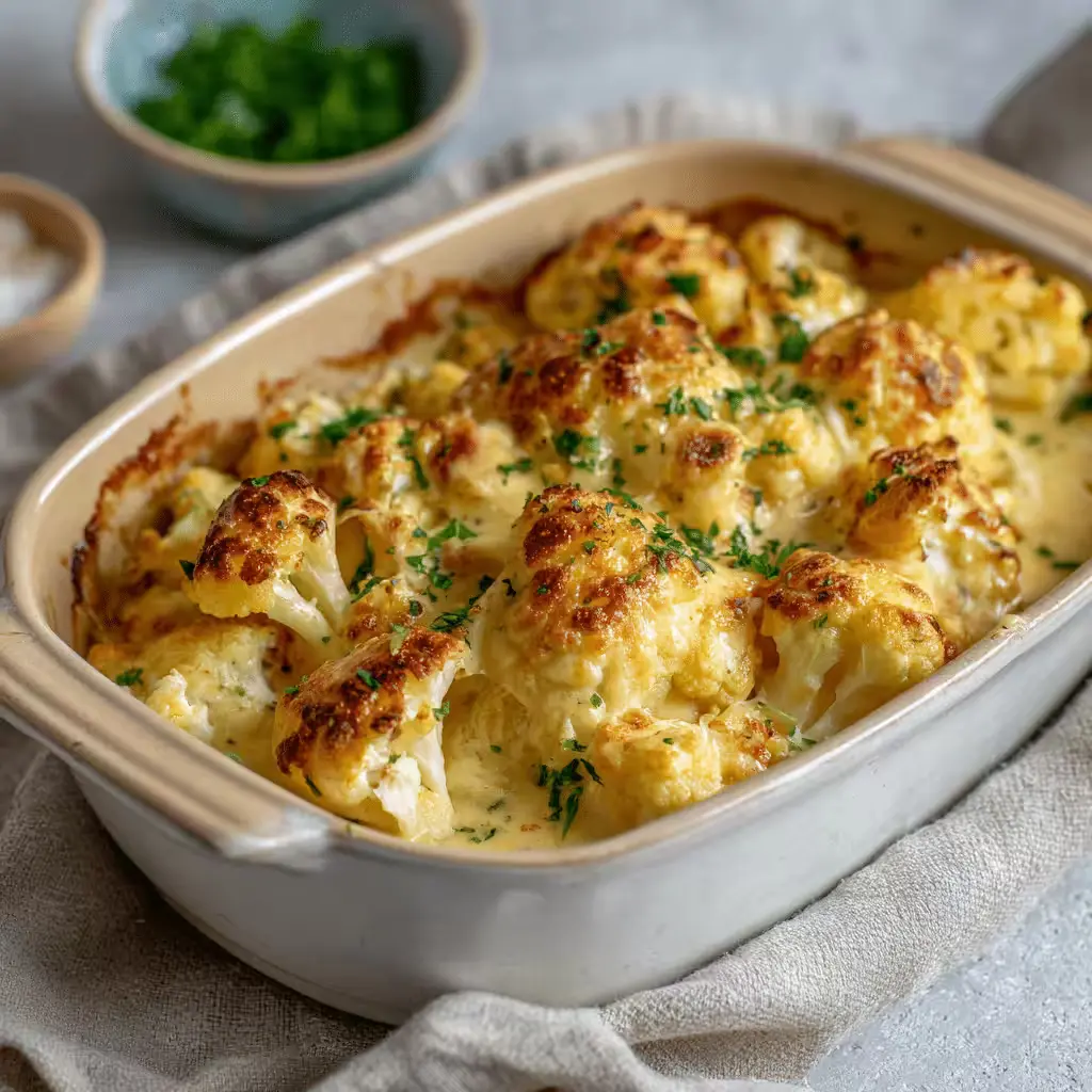 Low Carb Blumenkohlauflauf cremig einfach