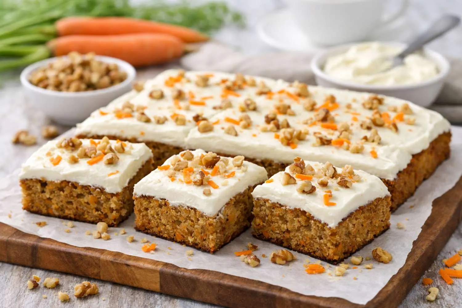 Möhrenkuchen vom Blech