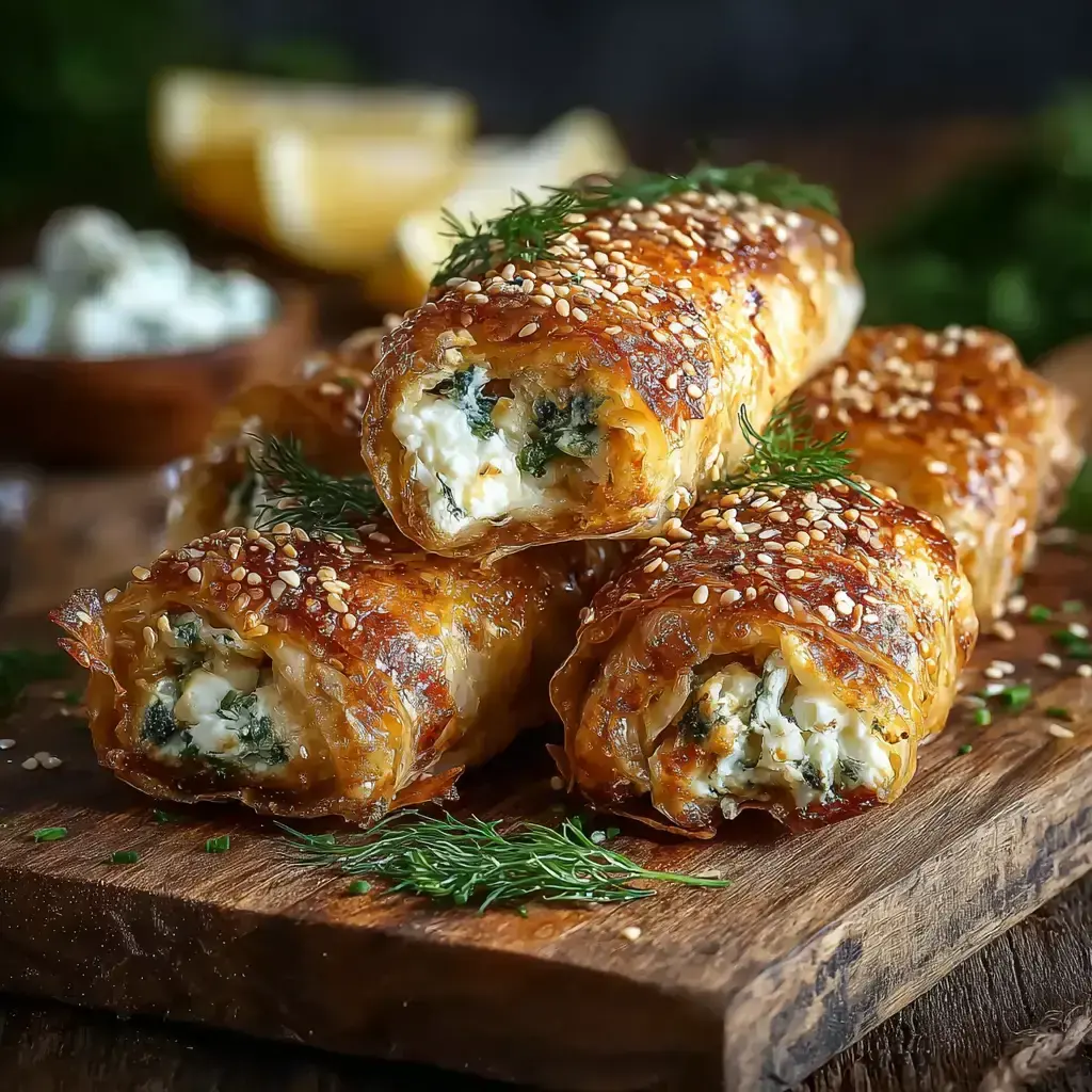 Ofen Feta Röllchen Rezept
