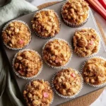 RhabarberMuffinsmitStreuseln