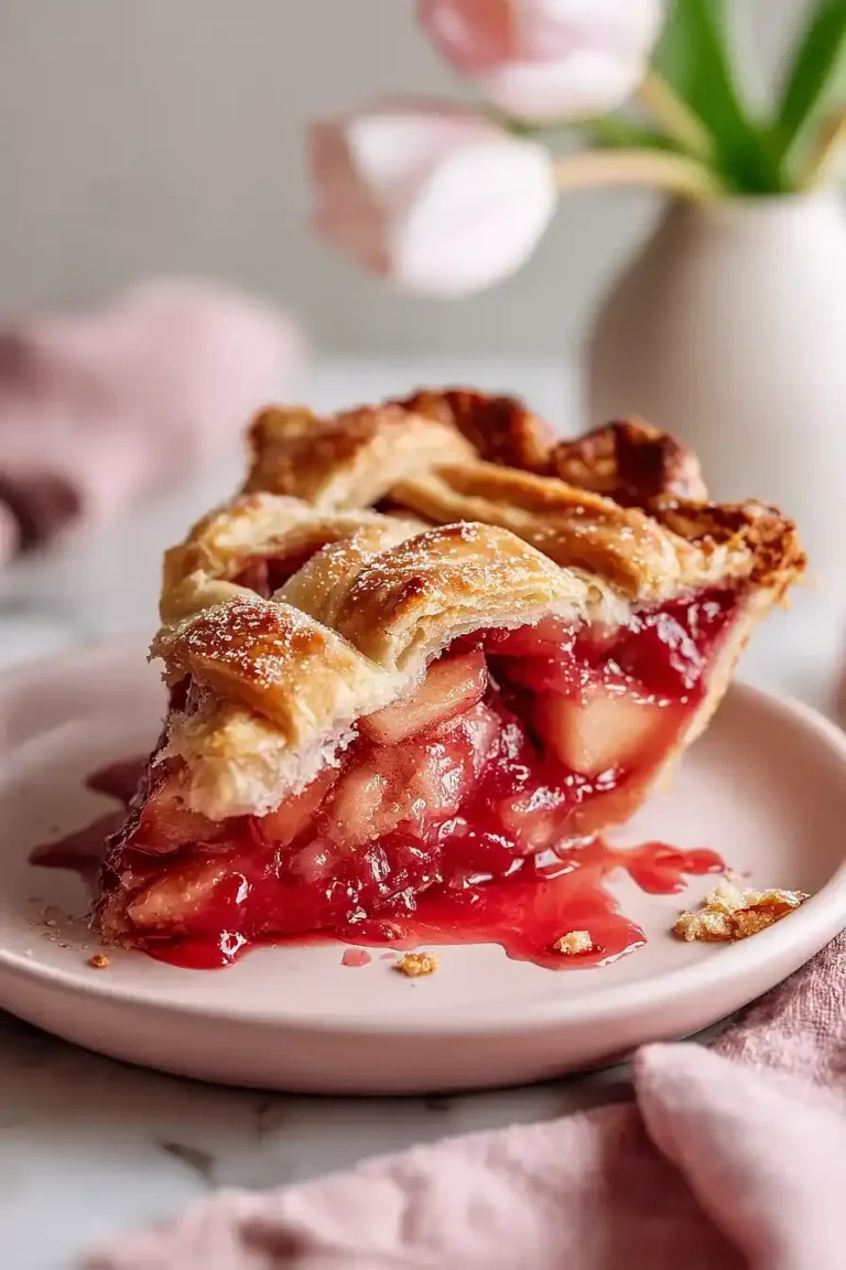 Rhabarberkuchen mit Streuseln