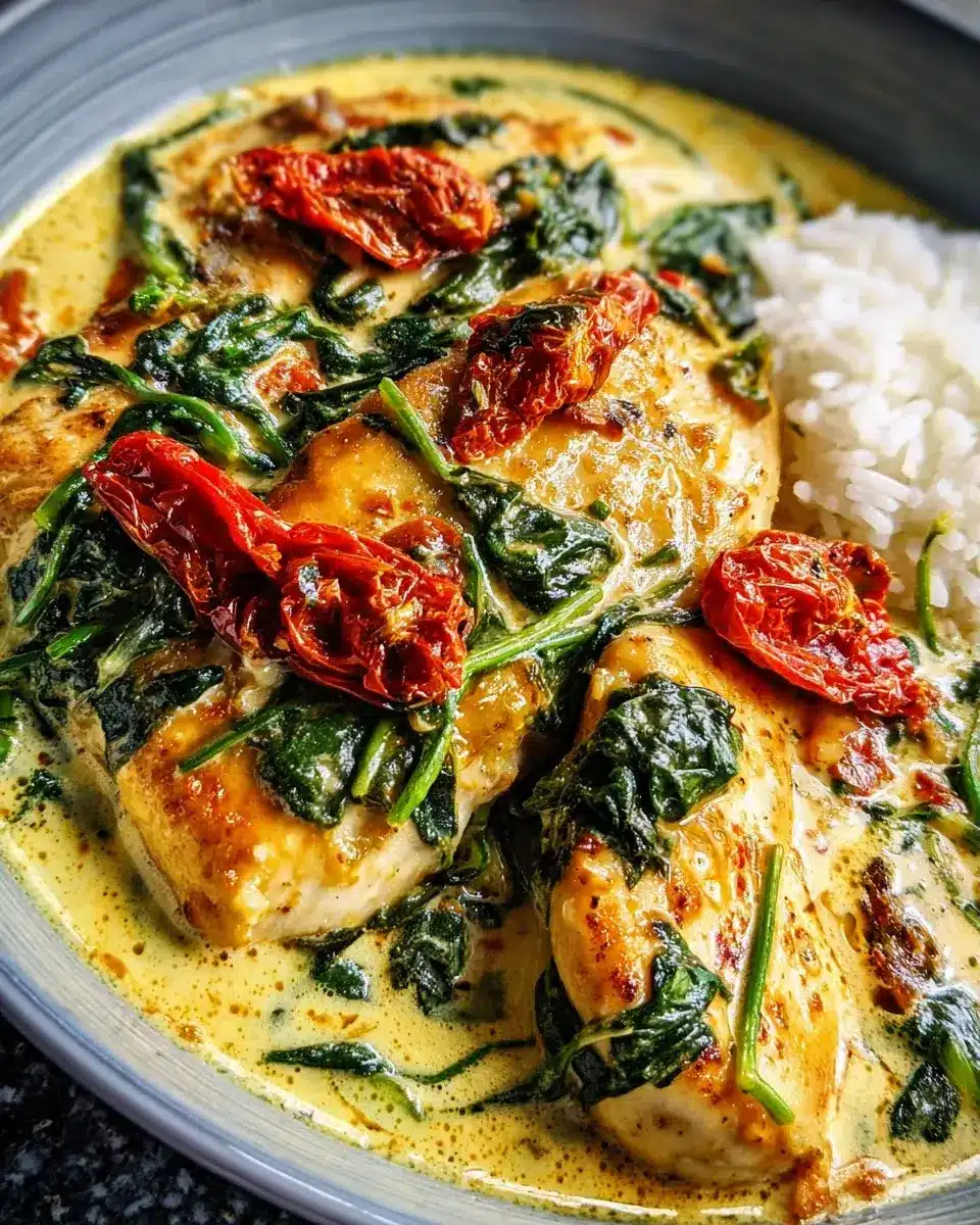 SpinatParmesanHahnchenRezept