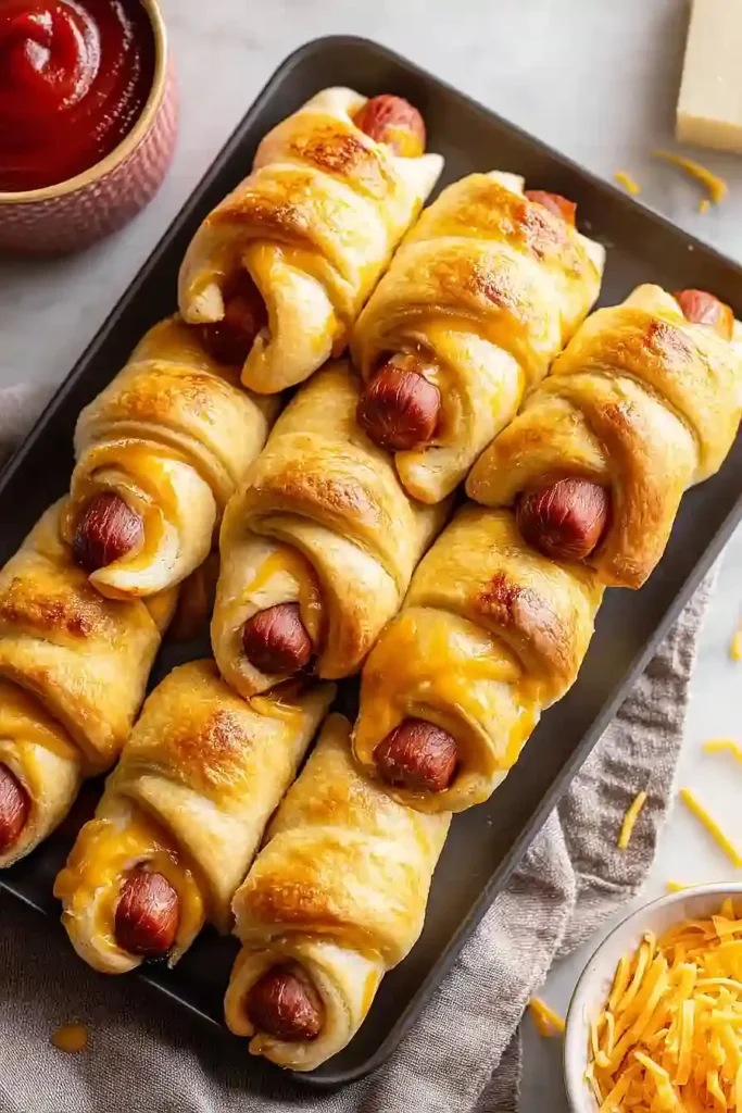 Würstchen im Blätterteig Rezept